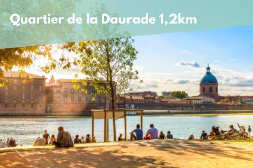 トゥールーズL'Estival Champetre - Metro Et Tramway A Coteアパートメント エクステリア 写真